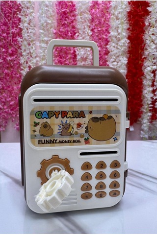 Mini Kasa Kumbara Küçük Boy Capybara Figürlü Atm Kasa Kumbara 1 Adet