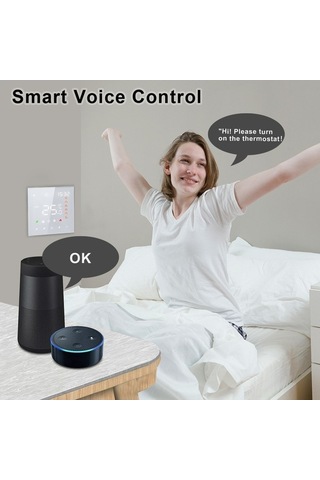 Dancemonkey Akıllı Tuya Wifi Termostat - 16a Dijital Termostat, Ses Ve Dokunmatik Kontrollü