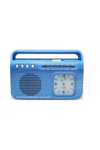 Kemai Md-502Bt Analog Saatli Fm Radyo Bluetooth Hoparlör Usb Tf