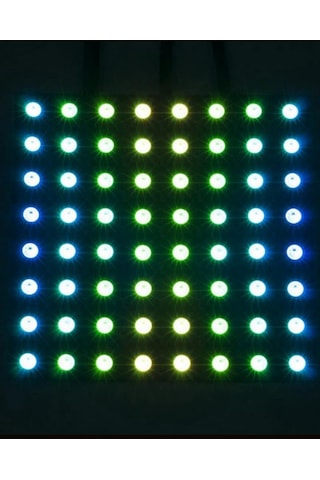 Ws2812b Matrix Dijital Esnek Ekran 8x8 Rgb Led Ayrı Ayrı Adresli Matrix Ekran 5v