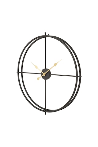 Mudo Home Clara Black Duvar Saati 60cm Siyah