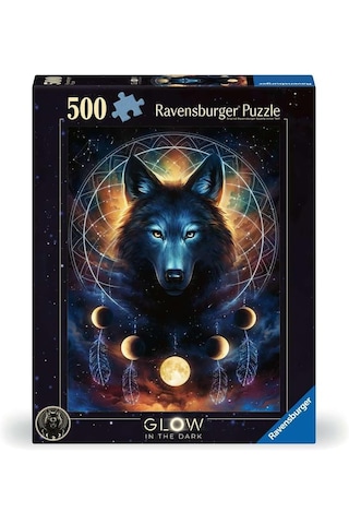 Ravensburger 500 Parça Lunar Wolf Puzzle