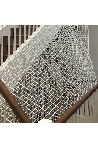 Morilu Güvenlik Ağı – 5 cm Gözenek – 6 mm ip – Güvenlik Filesi – İnşaat Filesi