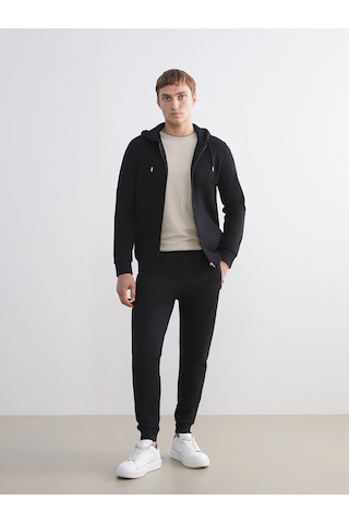LC Waikiki Lcwaıkıkı Classic Siyah Kalın Erkek Jogger Eşofman Altı New Blakız Çocuk