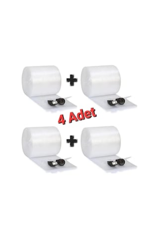 4 Adet Balonlu Naylon 20cm X 10m Ambalaj Naylonu Patpat Pıt Pıt 30 Gr