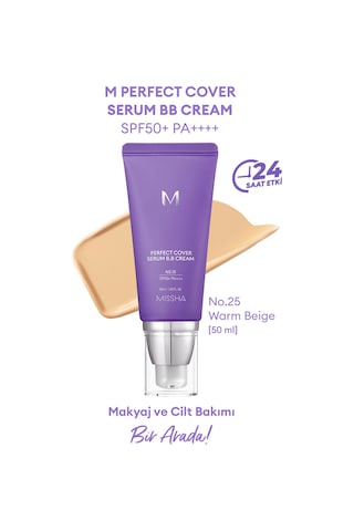 Missha M Perfect Cover Serum BB Cream SPF50+/Pa++++ 50 Warm Beige 50 ML