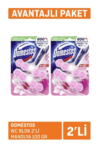 Domestos Tuvalet Bloğu Manolya Buketi 2 x 100 G