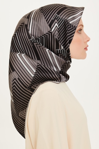 Armine İpek Eşarp 2025 Kış - 9218-81 Twill - Siyah