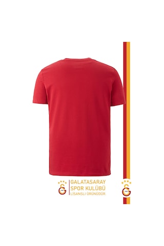 Galatasaray Lisanslı Arma T-shirt Kırmızı.
