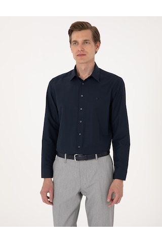 Pierre Cardin Erkek Lacivert Gömlek Basic 50316742-vr033 Lacivert
