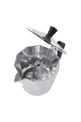 Nurgaz Campout Espresso Mocha Pot 9 Bardak Gri