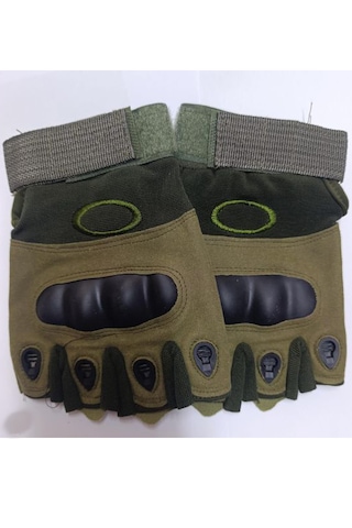Korumalı Kısa Motosiklet Eldiveni Yeni Yasaya Uygun Parmaksız L