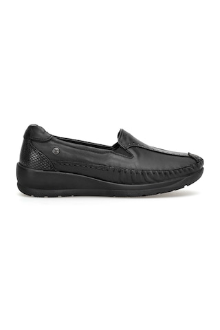 Forelli 55022 Lina-h Kadın Hakiki Deri Casual Ayakkabı Siyah