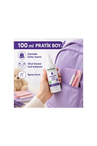 Dermastudio Lavanta Yağlı Saç Spreyi 100 Ml Doğal Ve Güvenli Saç Bakımı