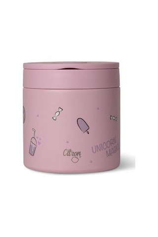 Citron Vakumlu Paslanmaz Çelik Yemek Termosu 350 Ml - Unicorn Pembe