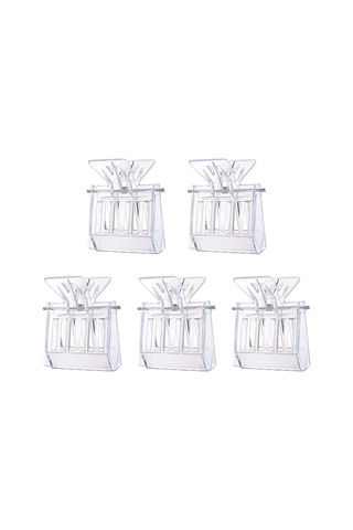 Arı Kraliçesi Yakalayıcı Plastik Klipsler Kraliçe Arı Kafesi Arıcılık Aletleri 5 Adet Şeffaf