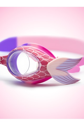 Denokids Kız Çocuk Deniz Gözlüğü Anti-fog Mermaid Renkli