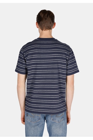 Colin's Colins Comfort Fit Yuvarlak Yaka Çizgili Erkek Lacivert Kısa Kol Tişört Cl1073624 Q1.v1 Nav Lacivert