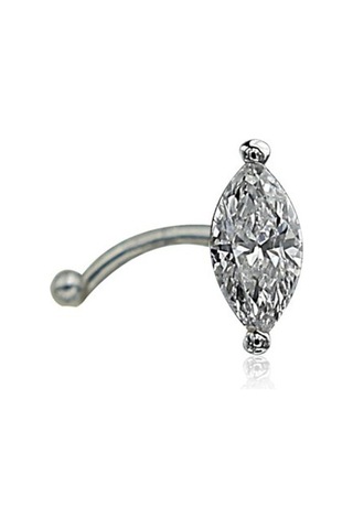 Markiz Pırlanta Hızma - 0,09 Karat G Renk 18 Ayar Beyaz