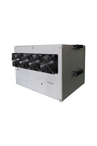 RigBu Kapalı Mining Rig Kasası SK53 Fanlı Gri