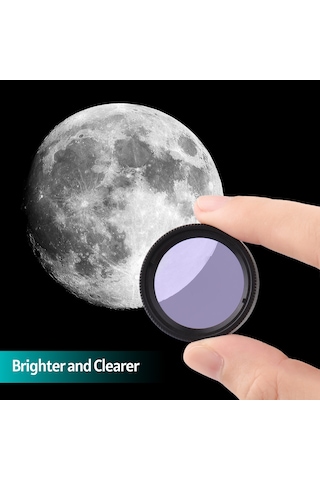 Wezone 1.25 İnç Güneş Ve Ay Işık Filtresi, Tüm Markalar Ve Modeller İçin Uyumlu Astronomi Teleskop Lens