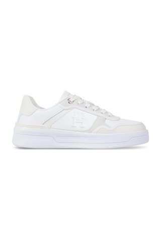 Tommy Hilfiger Tommy Hılfıger Essentıal Basket Kadın Ayakkabı Fw0fw07563-ybs Fw0fw07563-ybs Beyaz