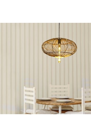 Bambu Aydınlatma: Ellips 50Cm