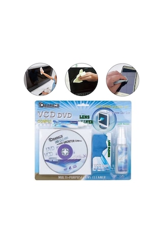 Ekran Temizleyici Sprey Mikrofiber Bez Blu-Ray Tablet Kamera Lens