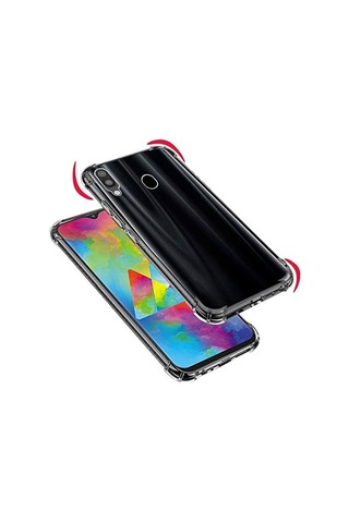 Galaxy  Uyumlu  A20 Şeffaf Airbag Antishock Silikon Kılıf