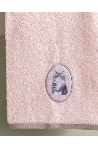 Fumelle %100 Pamuk Yüz Havlusu - Pudra - 50x70 Cm 8684427279182 Pudra