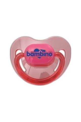 Bambino Silikon Damaklı Emzik No:1 Pembe 0-6 Ay Pembe