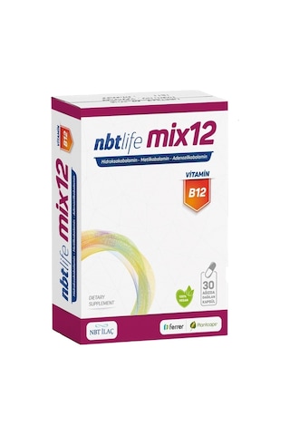 Nbt Life Mix12 B12 Ağızda Dağılan 30 Kapsül