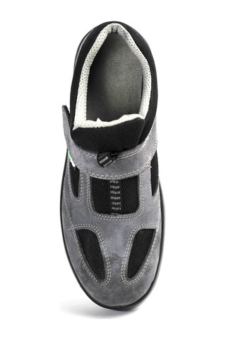 Yepa 114 S1 Gri Süet Yazlık Çelik Burun İş Ayakkabısı