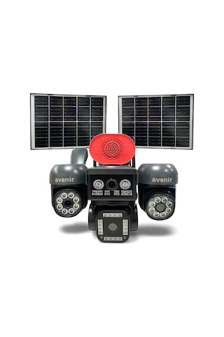 Avenir Av-s446 12mp 4 Kameralı Ptz 4g Sim Kartlı Solar Kamera