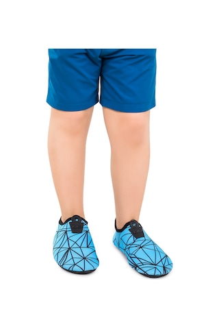 Kiko Kids Prizma Havuz Plaj Erkek Çocuk Deniz Ayakkabısı 7515 Mavi - Siyah Mavi - Siyah