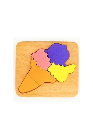 Woodnjoy Dondurma Üç Boyutlu Ahşap Puzzle