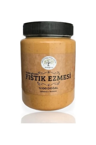 Binbiryörem Şekersiz Katkısız Fıstık Ezmesi 1 KG