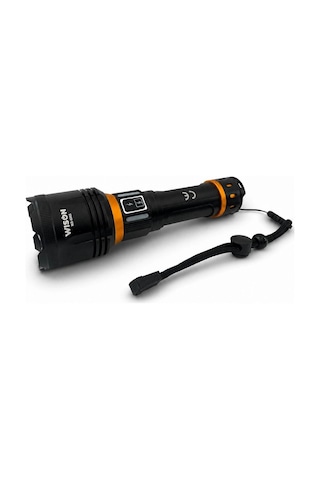 Wison Ws-6565 25watt 2300 Lümen Usb Type-c Şarjlı El Feneri Açık Kırmızı