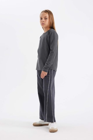 DeFacto Kız Çocuk Wide Leg Geniş Bol Paça Beli Lastikli Eşofman Altı C9674A824AUAR31 Antrasit