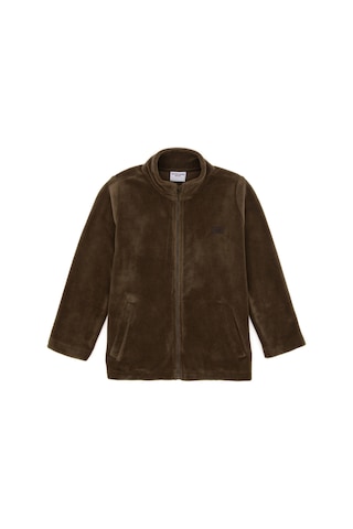 U.S. Polo Assn. Erkek Çocuk Haki Fermuarlı Polar Sweatshirt 50293545-VR027