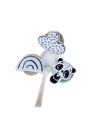 Tiny Love 0-3 Yaş Müzikli Sevimli Panda Dönence Beşik Ve Bebek Arabası Oyuncağı Black & White Koleksiyonu