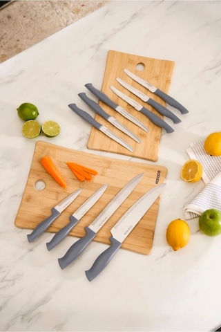 Karaca  Apricot Strong 10 Parça Bıçak Seti Gri