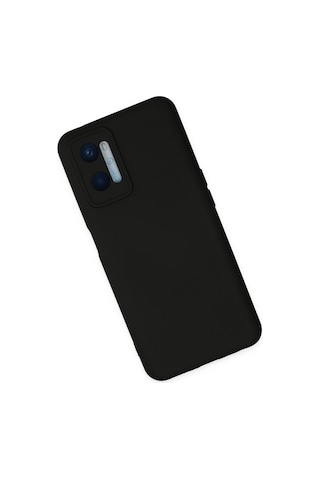 Gld-spt- Newface Oppo A96 Kılıf Nano İçi Kadife Silikon - Siyah