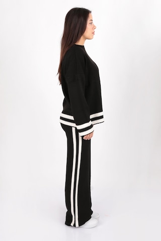 Fashion Friends 24k0255k1 Kadın Triko Takım Siyah