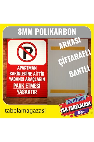 Apartman Sakinlerine Aittir Yabancı Araç Park Yasaktır Tabelası Apartman Sakinlerine Aittir Yabancı Araç Park Yasaktır Tabelası