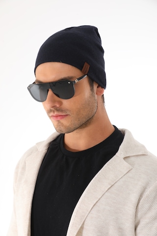 Ritagarcia Unisex Etiket Detaylı Pamuklu Penye Bere Kışlık Mevsimlik Beanie Bere Lacivert