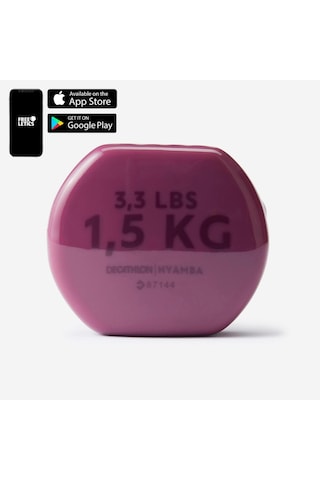 Domyos Dambıl - 2x1,5 Kg - Bordo