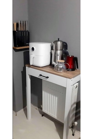Kahve Köşesi Ceviz 70 X 30 X 92 Beyaz - Ceviz