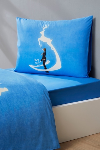Harry Potter Patronus Tek Kişilik Lisanslı Lastikli Çocuk Nevresim Takımı Yeşil