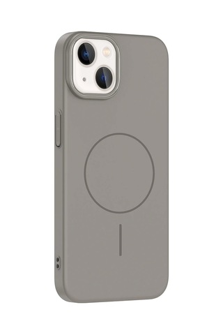 Apple Uyumlu iPhone 13 Kılıf Magsafe Şarj Özellikli Redclick Ruby Silikon Kapak